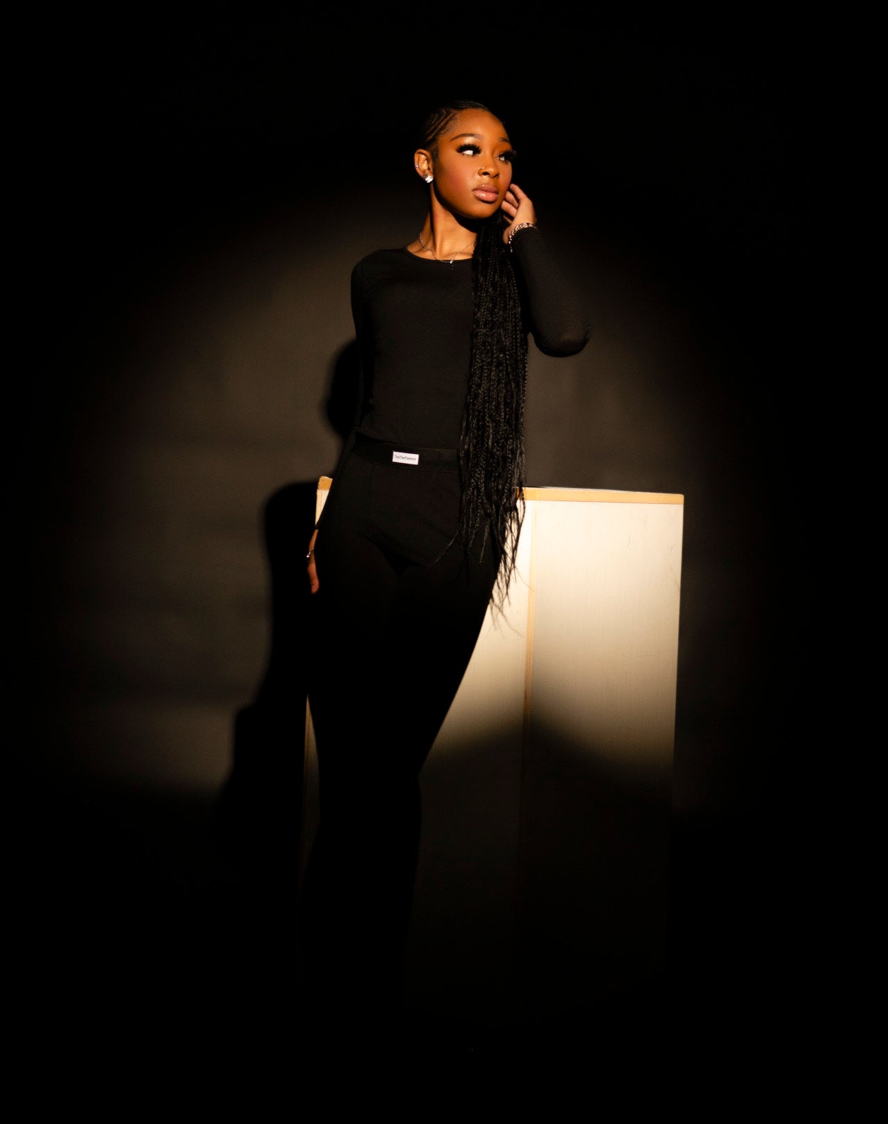 Black TopTier Loungewear Set